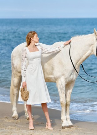 FITTED COTTON DRESS GEPUR4 photo