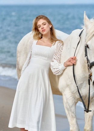 FITTED COTTON DRESS GEPUR2 photo