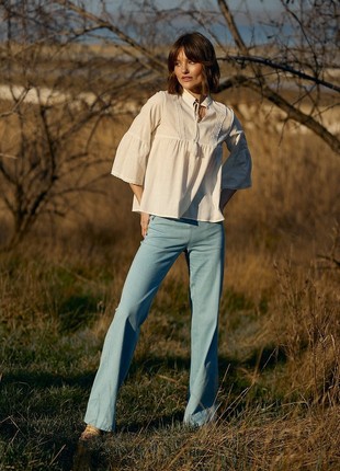 DAIRY SHIRT WITH EMBROIDERY GEPUR6 photo