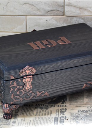 Watch box with 6 cushions.5 photo