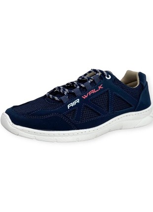 Men's blue spring-summer sneakers (KLS-712B)