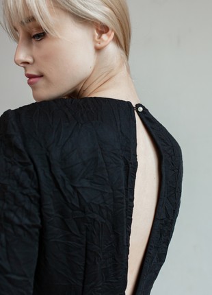 Black maxi dress with a slit4 photo