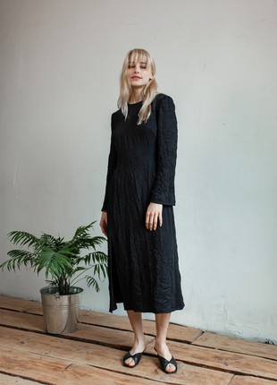 Black maxi dress with a slit6 photo