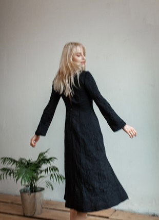 Black maxi dress with a slit7 photo