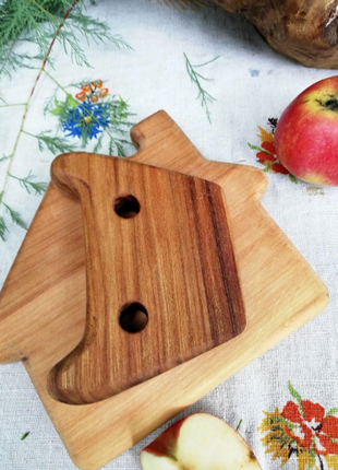 Baby Safety Knife, Safety Wood Kids Knife, Montessori Kitchen3 photo