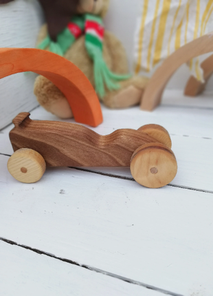 wooden toy car, wooden toys for boys, handmade wooden car toy4 photo