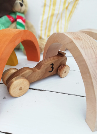 wooden toy car, wooden toys for boys, handmade wooden car toy2 photo