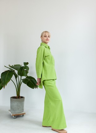 Light green cotton suit2 photo