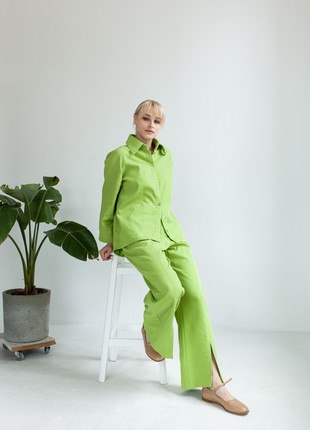 Light green cotton suit1 photo