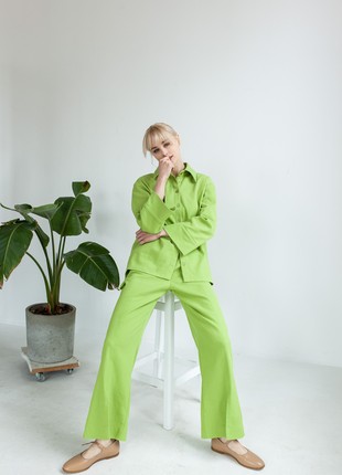 Light green cotton suit3 photo