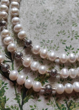 Necklace «Pearls» from river pearls4 photo