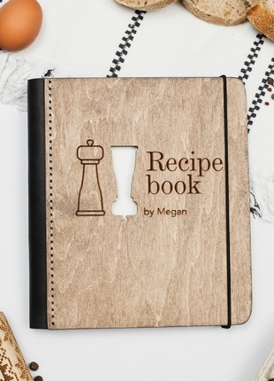 Recipe Book with Leather5 photo