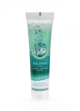 Cleansing facial gel Balance with plant prebiotic for combination skin, 100 g1 photo