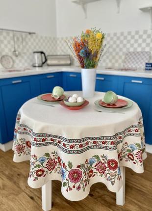 Tapestry tablecloth for round table limaso ø160 cm, round