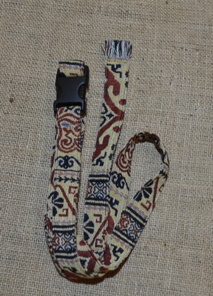 Handmade textile belt in ethnic style.3 photo