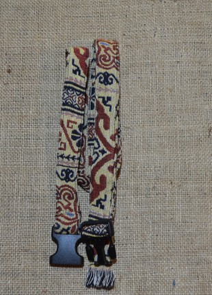 Handmade textile belt in ethnic style.1 photo