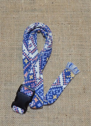 Handmade textile belt in ethnic style.1 photo