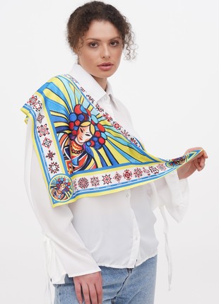 Designer   Bandana scarf "Ukrainian names,, ,  from the designer Art Sana