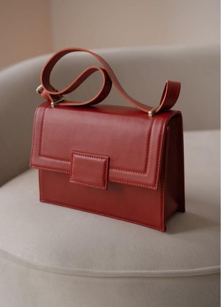 Red Kelly leather bag for women The Wings TW-Kelly-red1 photo