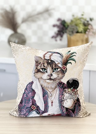 Decorative tapestry pillowcase 45*45 cm. one-sided