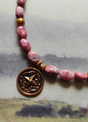 Necklace "A twinkling little star" from rhodonite5 photo