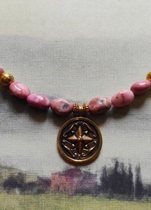 Necklace "A twinkling little star" from rhodonite4 photo