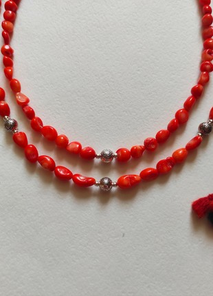 Necklace "Coral pebbles" from coral2 photo
