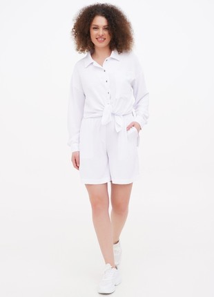 Women's summer suit DASTI white with shorts Evanesco3 photo