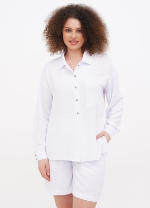 Women's summer suit DASTI white with shorts Evanesco2 photo