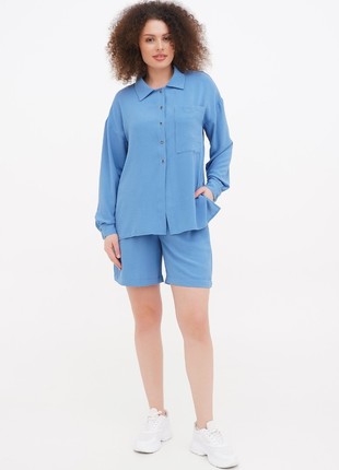Women's summer suit DASTI blue with shorts Evanesco3 photo