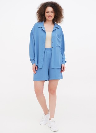 Women's summer suit DASTI blue with shorts Evanesco1 photo
