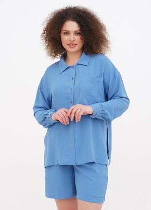 Women's summer suit DASTI blue with shorts Evanesco2 photo
