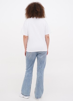 Women's t-shirt white oversize  DASTI Evanesco4 photo