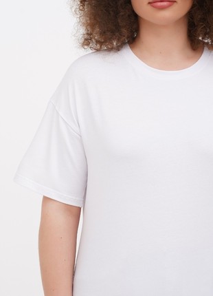 Women's t-shirt white oversize  DASTI Evanesco5 photo