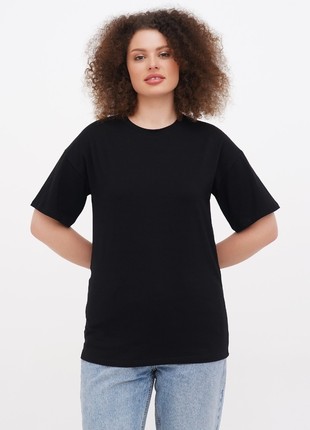 Women's t-shirt black oversize  DASTI Evanesco2 photo