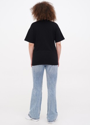 Women's t-shirt black oversize  DASTI Evanesco4 photo