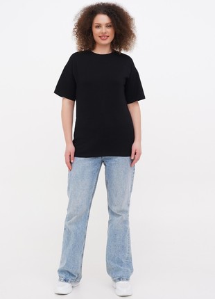 Women's t-shirt black oversize  DASTI Evanesco3 photo