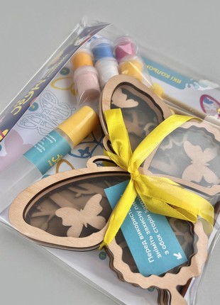 Joyki 3d wooden coloring book creativity kit «Butterfly»7 photo