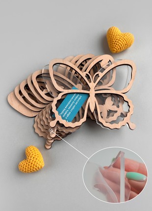 Joyki 3d wooden coloring book creativity kit «Butterfly»3 photo