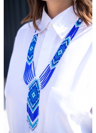 NECKLACE "BLUE GERDAN"3 photo