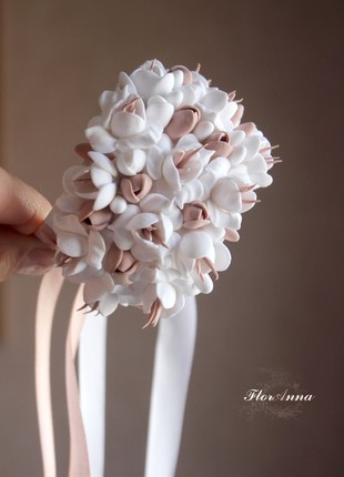 Floral wedding bracelet for a bride or bridesmaids