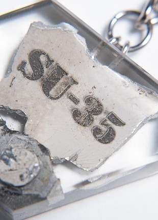 SU-35s keychain, the most expensive russian fighter jet trophy, the price is a donation