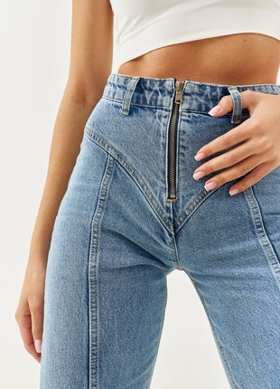 Jeans with a zipper3 photo