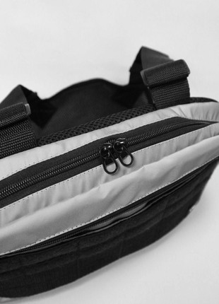 Chest bag reflective black Custom Wear6 photo