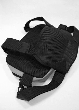 Chest bag reflective black Custom Wear9 photo