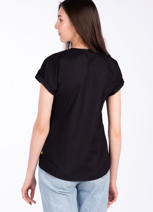 Woman's blouse "Trident" black 80-22/005 photo