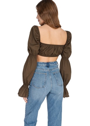 Gathered crop top3 photo