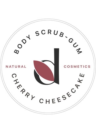Body scrub gum "Cherry Cheesecake" New2 photo