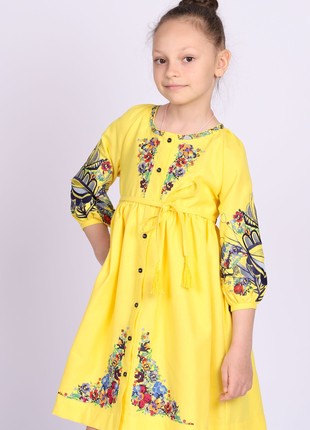 Dress for girls with embroidery 51-19/00