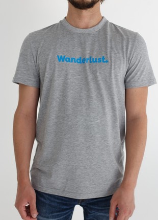 T-shirt Wanderlust - gray melange unisex7 photo